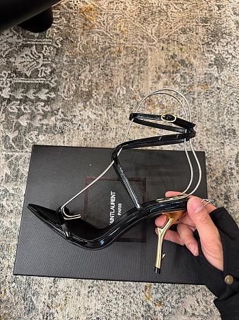 Okify YSL Black Patent Heels 9.5cm