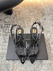 Okify YSL Black Patent Heels 9.5cm - 5
