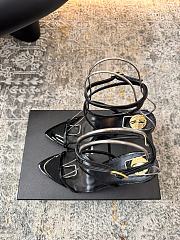 Okify YSL Black Patent Heels 9.5cm - 2