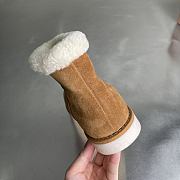 Okify MiuMiu Brown Snow Boots - 4