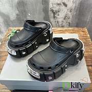 Okify Balenciaga Black Crocs - 2
