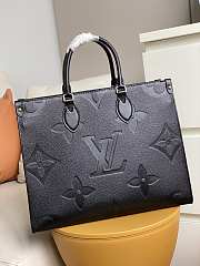 Okify Louis Vuitton OnTheGo MM Bag In Black M45595 35x27x14cm  - 3