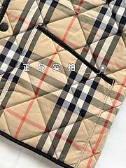 Okify Burberry Check Quilted Jacket For Kids - 6