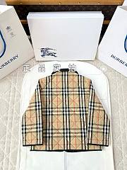 Okify Burberry Check Quilted Jacket For Kids - 2
