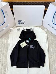 Okify Burberry Black Sweatshirt For Kids  - 1