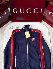 Okify Gucci Dark Blue Jacket For Kids  - 4