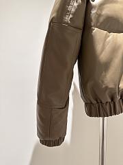 Okify Burberry Brown Down Jacket - 2