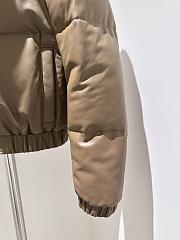 Okify Burberry Brown Down Jacket - 5