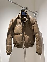 Okify Burberry Brown Down Jacket - 6