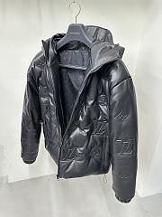 Okify Louis Vuitton Black Monogram Down Jacket - 2