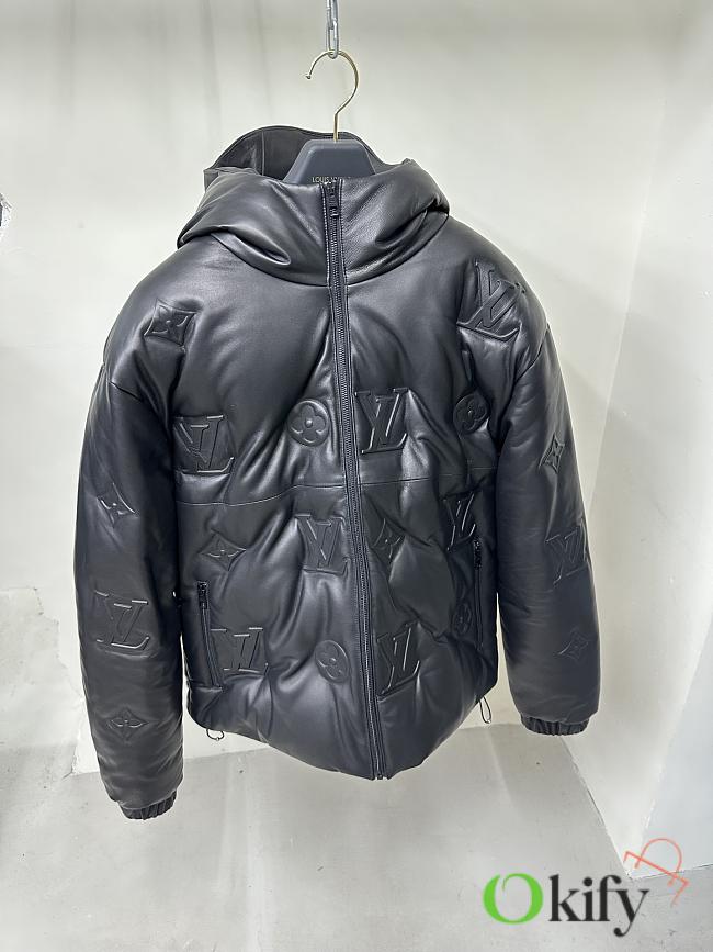 Okify Louis Vuitton Black Monogram Down Jacket - 1