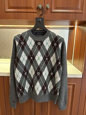 Okify Louis Vuitton Gray Sweater