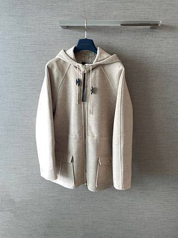 Okify Louis Vuitton Beige Wool Jacket