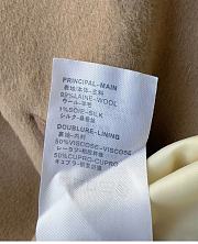 Okify Louis Vuitton Beige And White Cashmere Coat - 3