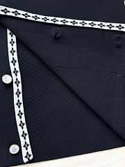 Okify Louis Vuitton Black Knitted Vest Jacket - 4