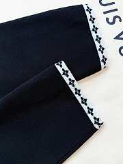 Okify Louis Vuitton Black Knitted Vest Jacket - 3