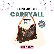 Okify Louis Vuitton Carryall MM Bag M46197 39x30x15cm - 1