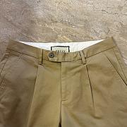 Okify Gucci Beige Casual Pants 25682 - 6