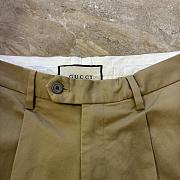 Okify Gucci Beige Casual Pants 25682 - 3