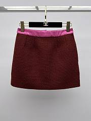 Okify CC Set Of Red Tweed Vest Suit - 3