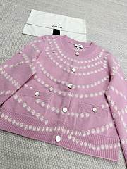 Okify CC Pink Cashmere Cardigan  - 6