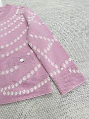 Okify CC Pink Cashmere Cardigan  - 5
