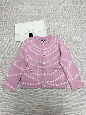 Okify CC Pink Cashmere Cardigan 