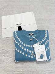 Okify CC Blue Cashmere Cardigan  - 6