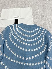 Okify CC Blue Cashmere Cardigan  - 5