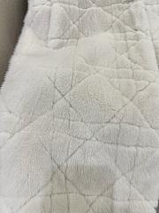 Okify Dior White Fur Sleeveless Dress  - 6