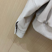 Okify Fendi Off White Leather Jacket - 2