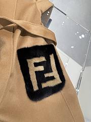 Okify Fendi Beige Cashmere Long Coat  - 6
