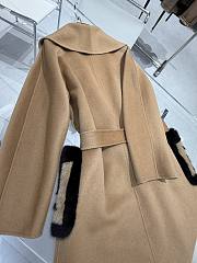 Okify Fendi Beige Cashmere Long Coat  - 4