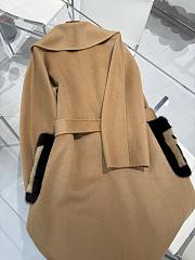 Okify Fendi Beige Cashmere Long Coat  - 2