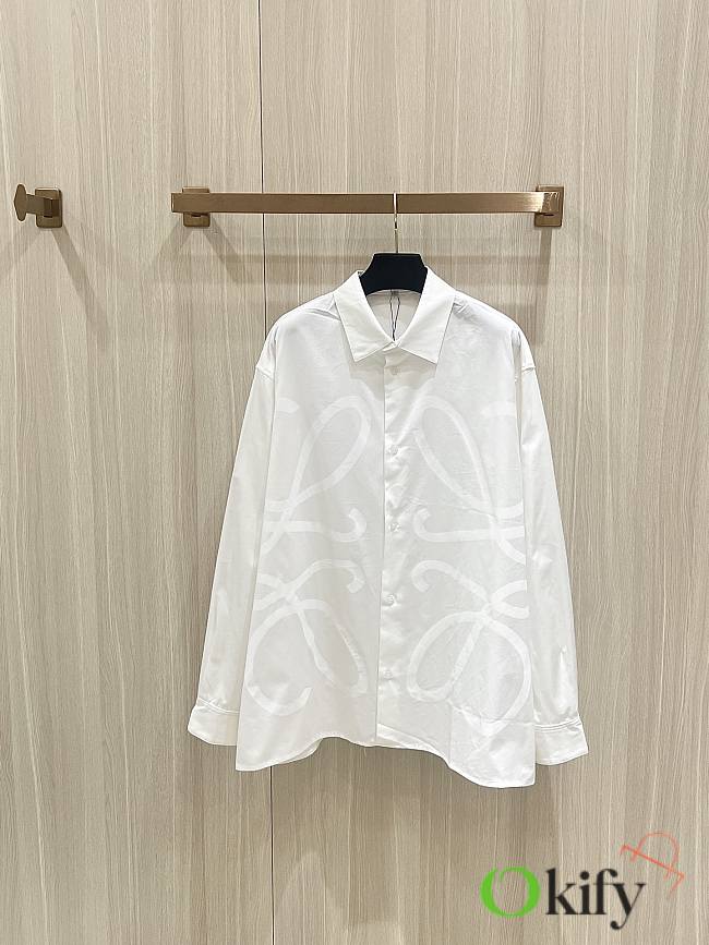 Okify Loewe White Shirt  - 1