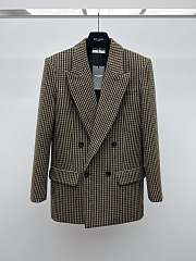 Okify YSL Set Of Plaid Suit With Skirt - 4