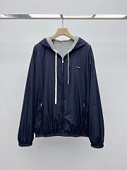 Okify MiuMiu Double Faced Blue And Gray Jacket - 4