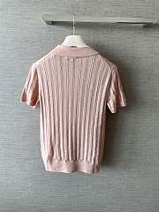 Okify MiuMiu Pink Polo Top - 5