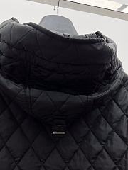 Okify Burberry Black Hooded Puffer Jacket - 6