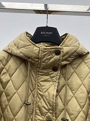 Okify Burberry Beige Hooded Puffer Jacket - 6