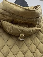 Okify Burberry Beige Hooded Puffer Jacket - 4