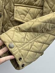 Okify Burberry Beige Hooded Puffer Jacket - 2