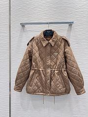 Okify Prada Brown Puffer Jacket - 1