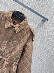 Okify Prada Brown Puffer Jacket - 3