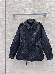 Okify Prada Black Puffer Jacket - 1