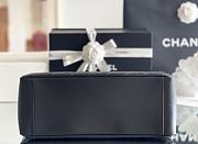 Okify CC Quilted Grand Shopping Tote In Black Caviar With Gold Hardware 33x24x13cm - 6