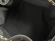 Okify CC 25 Hobo Bag In Black Suede 30x26x14cm - 3