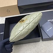 Okify YSL Icarino Quilted Nappa Bag In Light Green Strong Moss 17x13x3cm  - 4