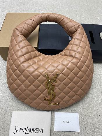 Okify YSL Icare Hobo Bag In Pink Hortensia Bag 47x35x15cm 