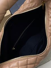 Okify YSL Icare Hobo Bag In Pink Hortensia Bag 47x35x15cm  - 2